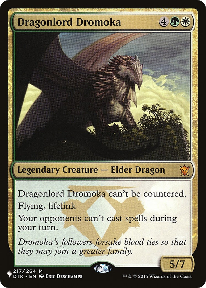 Image for Dragonlord Dromoka (217) [The List Reprints]
