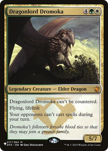 Image for Dragonlord Dromoka (217) [The List Reprints]