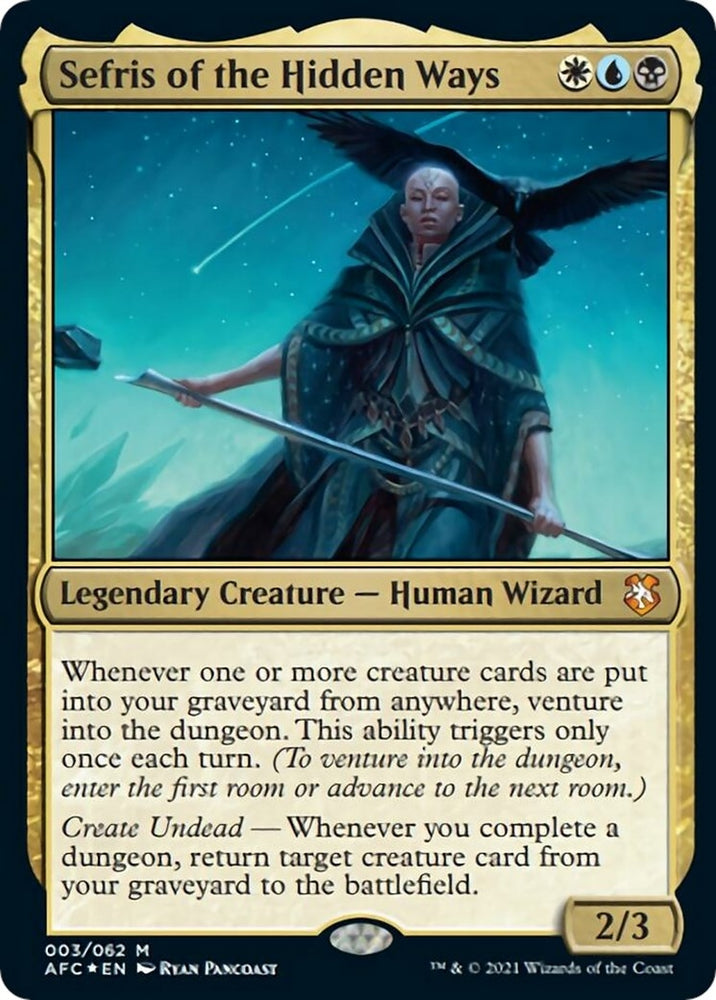 Image for Sefris of the Hidden Ways (Display Commander) - Thick Stock (3) [Commander: Adventures in the Forgotten Realms]