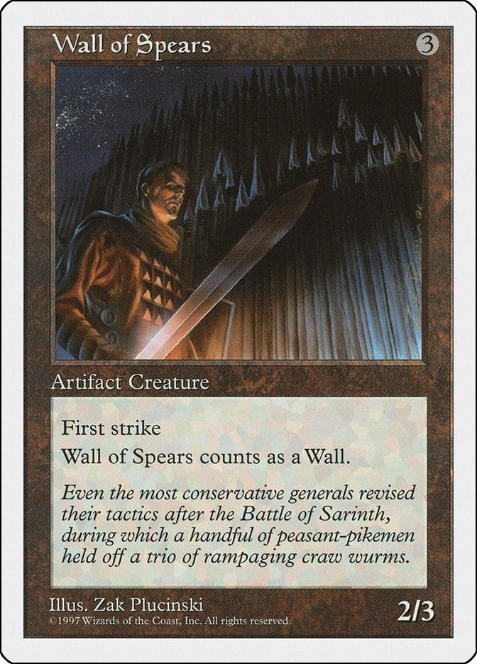 Image for Wall of Spears [Fifth Edition]