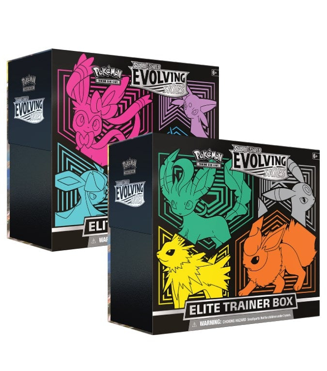Image for Evolving Skies Elite Trainer Box [Set of 2] [SWSH07: Evolving Skies]