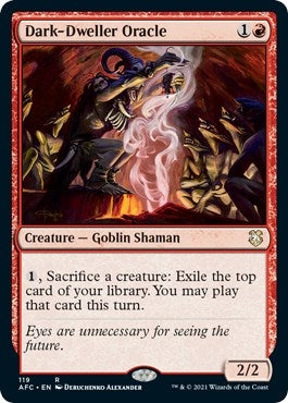 Image for Dark-Dweller Oracle (119) [Commander: Adventures in the Forgotten Realms]