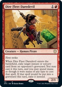 Image for Dire Fleet Daredevil (121) [Commander: Adventures in the Forgotten Realms]
