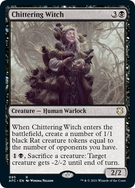 Image for Chittering Witch (95) [Commander: Adventures in the Forgotten Realms]