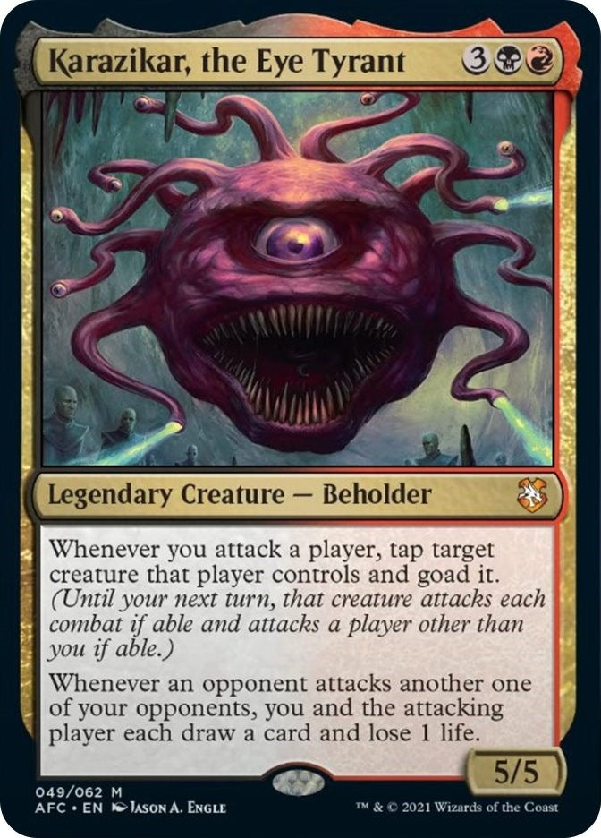 Image for Karazikar, the Eye Tyrant (49) [Commander: Adventures in the Forgotten Realms]
