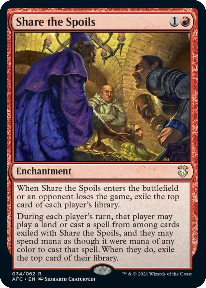 Image for Share the Spoils (34) [Commander: Adventures in the Forgotten Realms]