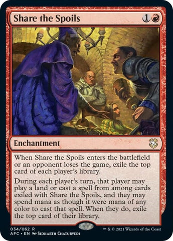Image for Share the Spoils (34) [Commander: Adventures in the Forgotten Realms]