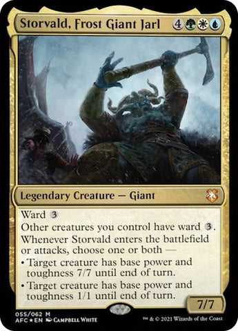 Image for Storvald, Frost Giant Jarl (55) [Commander: Adventures in the Forgotten Realms]