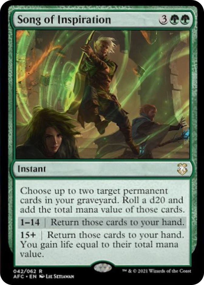 Image for Song of Inspiration (42) [Commander: Adventures in the Forgotten Realms]