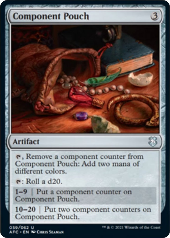 Image for Component Pouch (59) [Commander: Adventures in the Forgotten Realms]