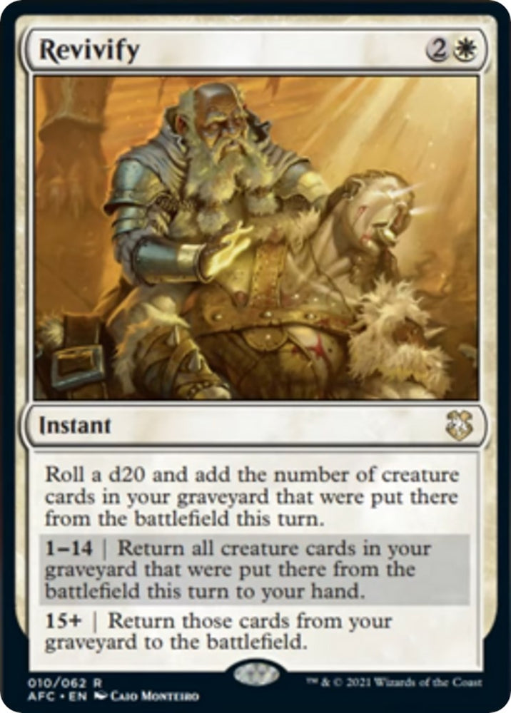 Image for Revivify (10) [Commander: Adventures in the Forgotten Realms]