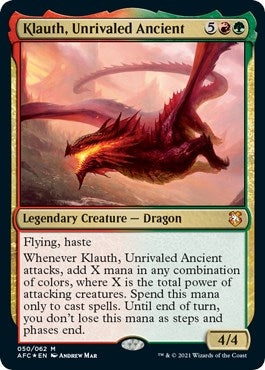 Image for Klauth, Unrivaled Ancient (50) [Commander: Adventures in the Forgotten Realms]