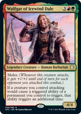 Image for Wulfgar of Icewind Dale (56) [Commander: Adventures in the Forgotten Realms]