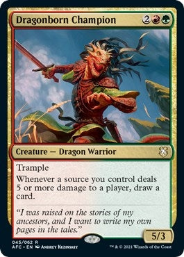 Image for Dragonborn Champion (45) [Commander: Adventures in the Forgotten Realms]