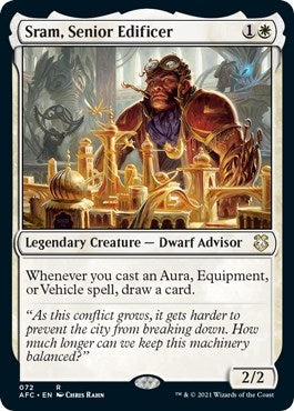 Image for Sram, Senior Edificer (72) [Commander: Adventures in the Forgotten Realms]