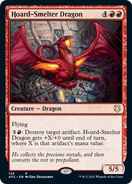 Image for Hoard-Smelter Dragon (128) [Commander: Adventures in the Forgotten Realms]