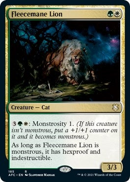 Image for Fleecemane Lion (185) [Commander: Adventures in the Forgotten Realms]