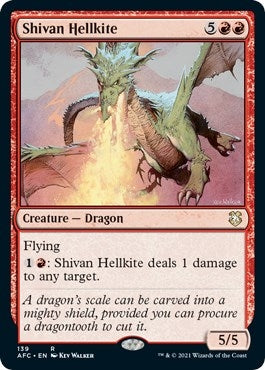 Image for Shivan Hellkite (139) [Commander: Adventures in the Forgotten Realms]