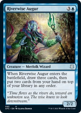 Image for Riverwise Augur (93) [Commander: Adventures in the Forgotten Realms]