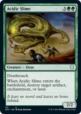 Image for Acidic Slime (151) [Commander: Adventures in the Forgotten Realms]