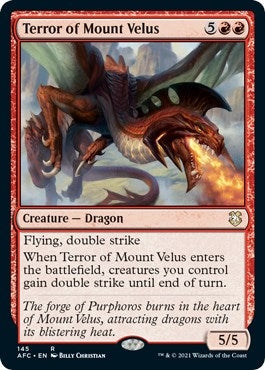 Image for Terror of Mount Velus (145) [Commander: Adventures in the Forgotten Realms]