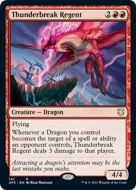Image for Thunderbreak Regent (147) [Commander: Adventures in the Forgotten Realms]