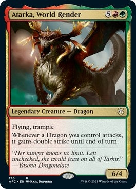 Image for Atarka, World Render (176) [Commander: Adventures in the Forgotten Realms]