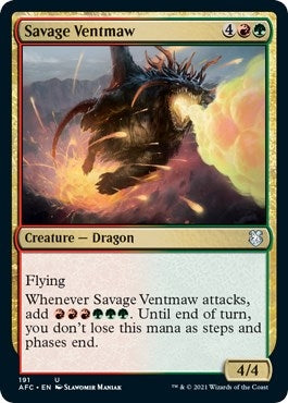 Image for Savage Ventmaw (191) [Commander: Adventures in the Forgotten Realms]