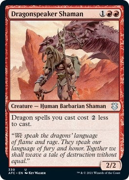 Image for Dragonspeaker Shaman (330) [Commander: Adventures in the Forgotten Realms]