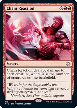 Image for Chain Reaction (116) [Commander: Adventures in the Forgotten Realms]