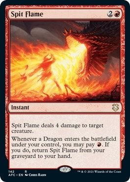 Image for Spit Flame (142) [Commander: Adventures in the Forgotten Realms]