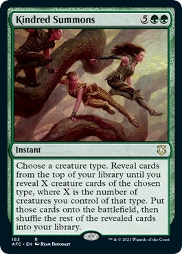 Image for Kindred Summons (163) [Commander: Adventures in the Forgotten Realms]