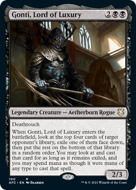 Image for Gonti, Lord of Luxury (100) [Commander: Adventures in the Forgotten Realms]