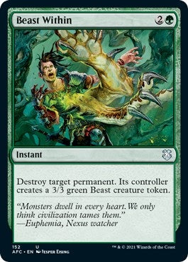 Image for Beast Within (152) [Commander: Adventures in the Forgotten Realms]