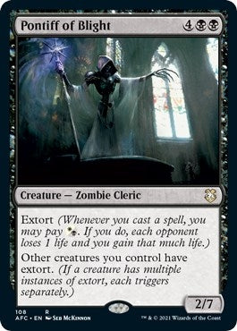 Image for Pontiff of Blight (108) [Commander: Adventures in the Forgotten Realms]