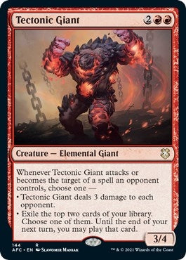 Image for Tectonic Giant (144) [Commander: Adventures in the Forgotten Realms]