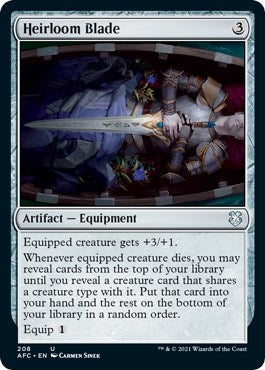 Image for Heirloom Blade (208) [Commander: Adventures in the Forgotten Realms]
