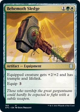 Image for Behemoth Sledge (180) [Commander: Adventures in the Forgotten Realms]