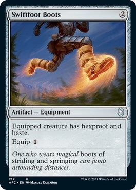 Image for Swiftfoot Boots (217) [Commander: Adventures in the Forgotten Realms]