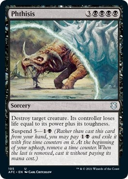 Image for Phthisis (105) [Commander: Adventures in the Forgotten Realms]
