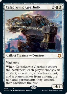 Image for Cataclysmic Gearhulk (65) [Commander: Adventures in the Forgotten Realms]