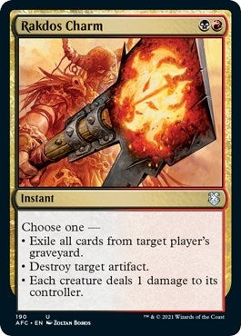 Image for Rakdos Charm (190) [Commander: Adventures in the Forgotten Realms]