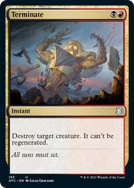 Image for Terminate (193) [Commander: Adventures in the Forgotten Realms]