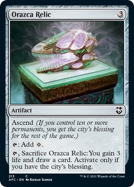 Image for Orazca Relic (213) [Commander: Adventures in the Forgotten Realms]