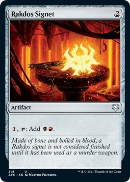 Image for Rakdos Signet (214) [Commander: Adventures in the Forgotten Realms]