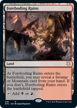 Image for Foreboding Ruins (238) [Commander: Adventures in the Forgotten Realms]