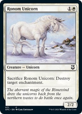Image for Ronom Unicorn (71) [Commander: Adventures in the Forgotten Realms]
