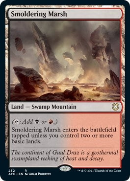 Image for Smoldering Marsh (262) [Commander: Adventures in the Forgotten Realms]