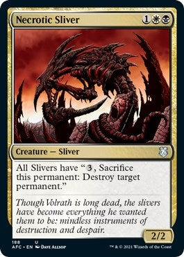 Image for Necrotic Sliver (188) [Commander: Adventures in the Forgotten Realms]