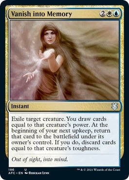 Image for Vanish into Memory (196) [Commander: Adventures in the Forgotten Realms]